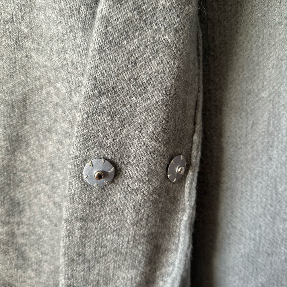 Ann Taylor Heather Gray Sweater Coat - Picture 6 of 11